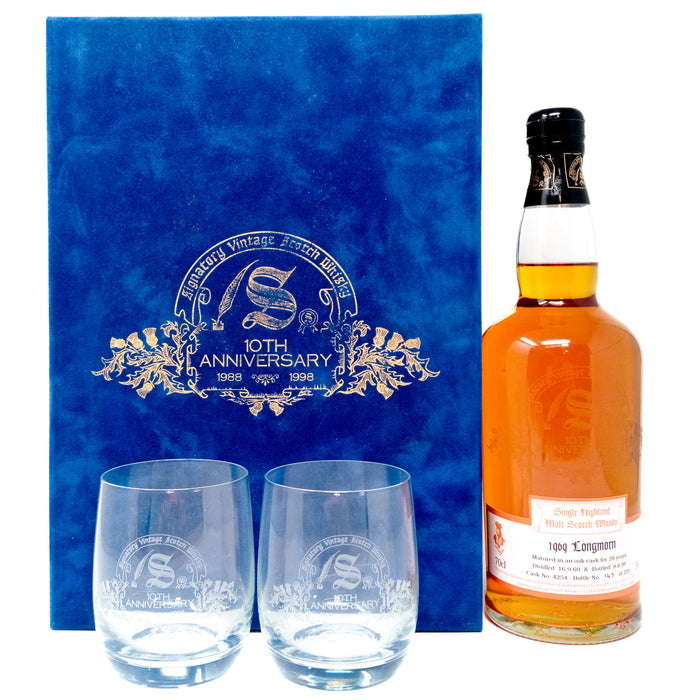 Longmorn 1969 28 Year Old Signatory Vintage 10th Anniversary Single Malt Scotch Whisky, 70cl, 52.9% ABV