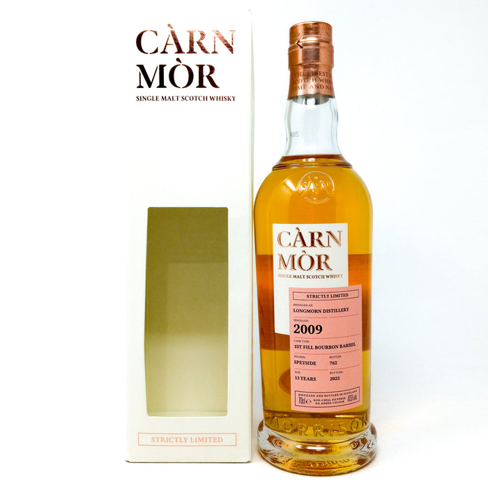 Longmorn 2009 13 Year Old Carn Mor Strictly Limited Single Malt Scotch Whisky , 70cl, 47.5% ABV