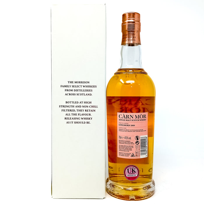 Longmorn 2009 13 Year Old Carn Mor Strictly Limited Single Malt Scotch Whisky , 70cl, 47.5% ABV