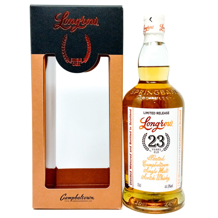 Longrow 23 Year Old Single Rum Cask Distillery Shop Single Malt Scotch Whisky, 70cl, 44.9% ABV