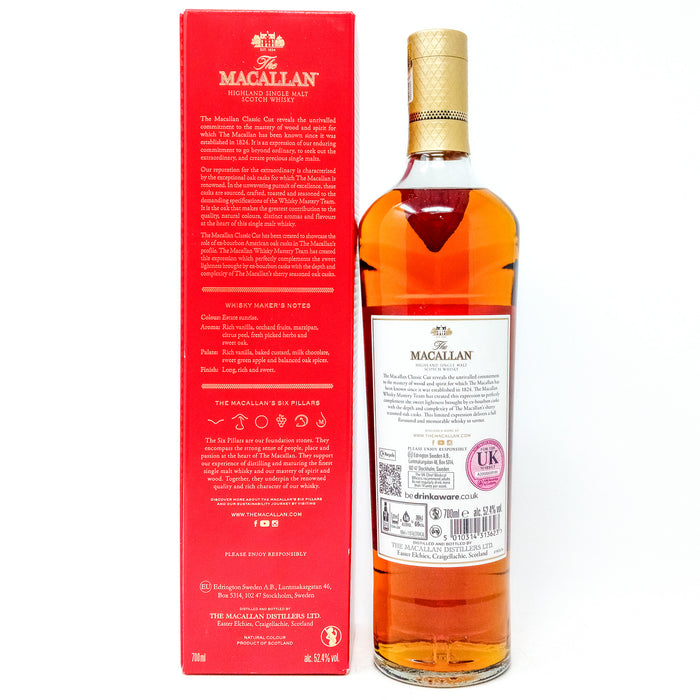 Macallan Classic Cut 2024 Single Malt Scotch Whisky, 70cl, 52.4% ABV