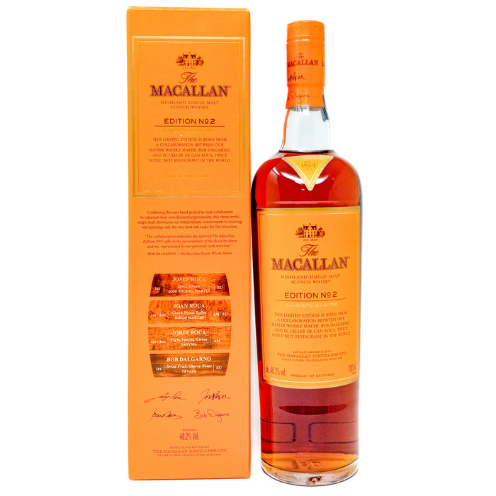 Macallan Edition No.2 Single Malt Scotch Whisky, 70cl, 48.2% ABV