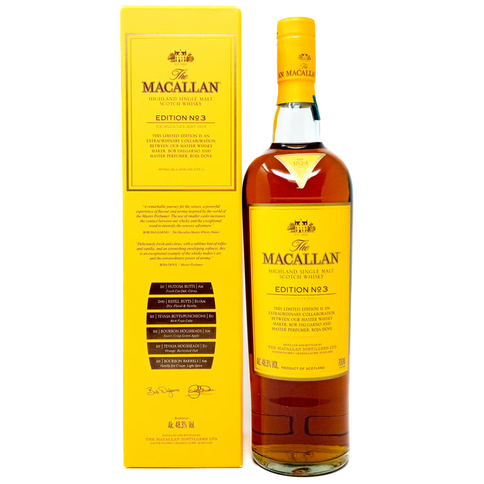 Macallan Edition No.3 Single Malt Scotch Whisky, 70cl, 48.3% ABV