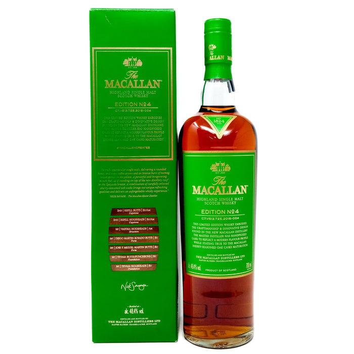 Macallan Edition No.4 Single Malt Scotch Whisky, 70cl, 48.4% ABV