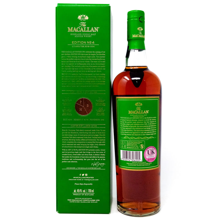 Macallan Edition No.4 Single Malt Scotch Whisky, 70cl, 48.4% ABV