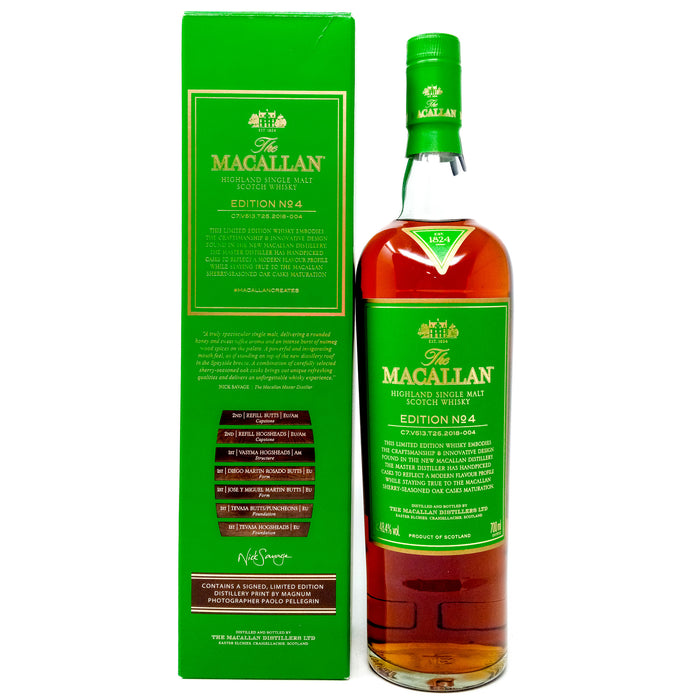 Macallan Edition No.4 Edrington and Maxxium Single Malt Scotch Whisky, 70cl, 48.4% ABV