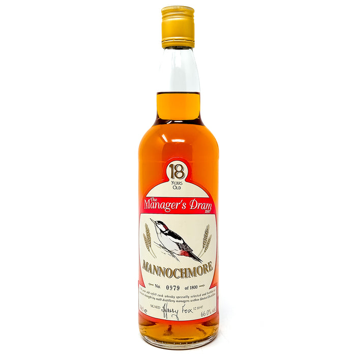 Mannochmore 18 Year Old Manager's Dram Single Malt Scotch Whisky, 70cl, 66.0% ABV