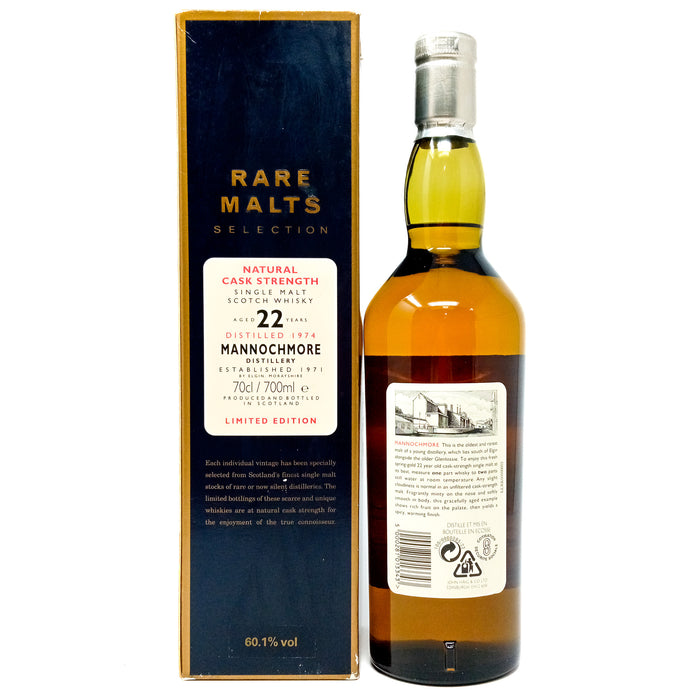 Mannochmore 22 Year Old 1974 Rare Malts Single Malt Scotch Whisky, 70cl, 60.1% ABV