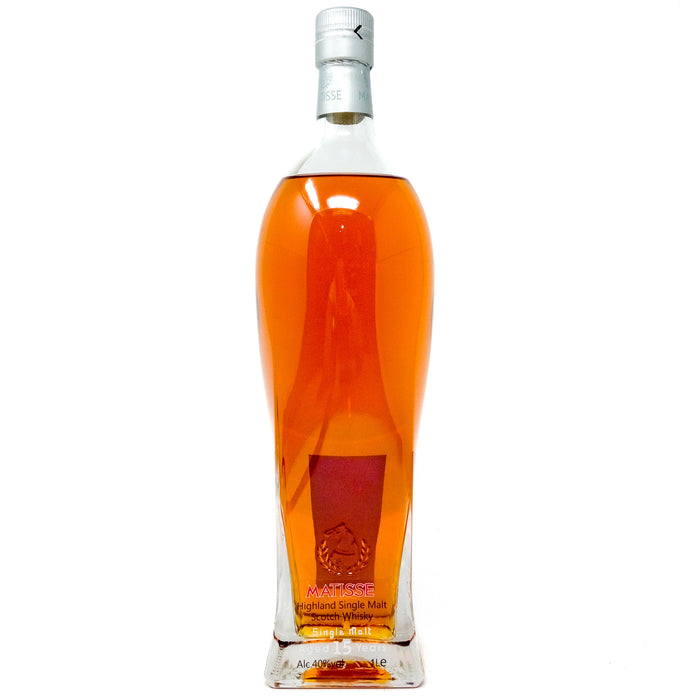 Matisse 15 Year Old Single Malt Scotch Whisky, 1L, 40% ABV