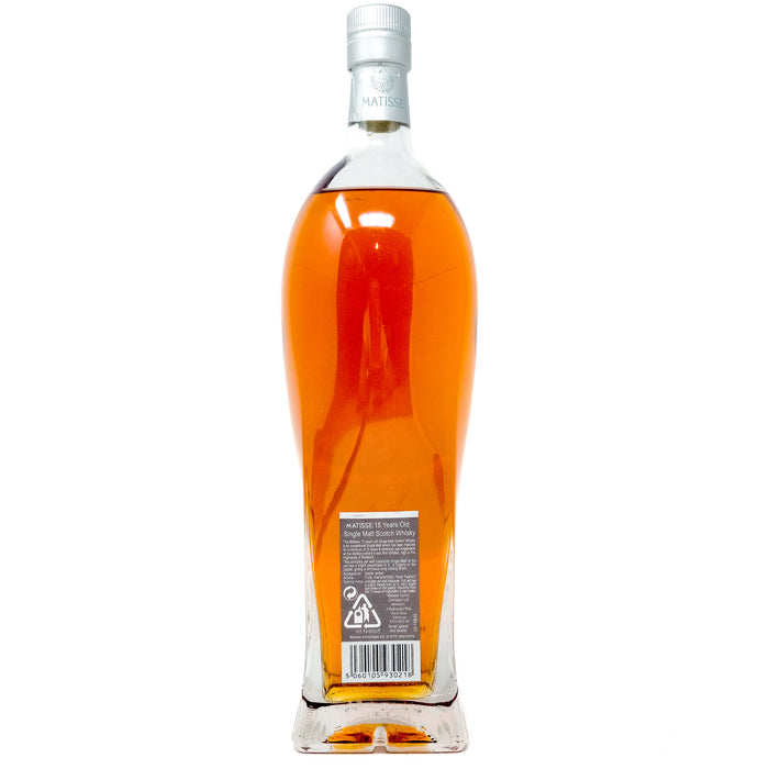 Matisse 15 Year Old Single Malt Scotch Whisky, 1L, 40% ABV