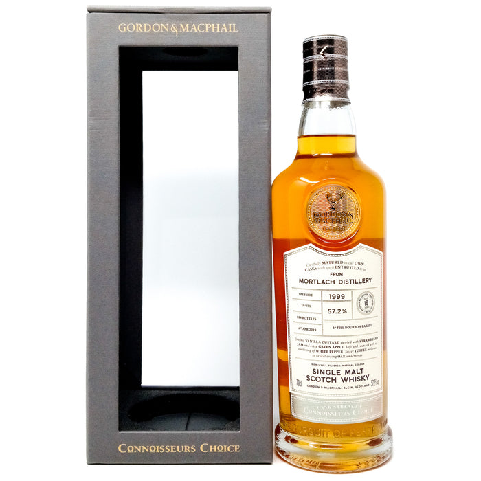 Mortlach 1999 19 Year Old Gordon & MacPhail Connoisseurs Choice Cask Strength Single Malt Scotch Whisky, 70cl, 57.2% ABV