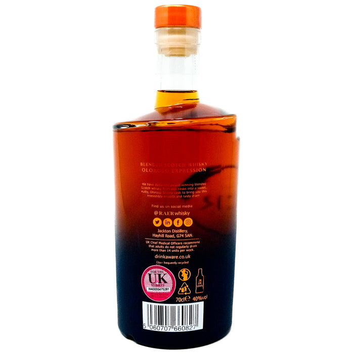 Raer Oloroso Expression Blended Scotch Whisky, 70cl, 40% ABV