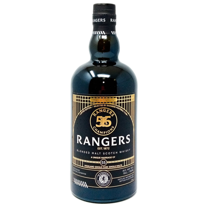 Rangers 55 Champions Limited Edition Blended Malt Scotch Whisky, 70cl, 46% ABV