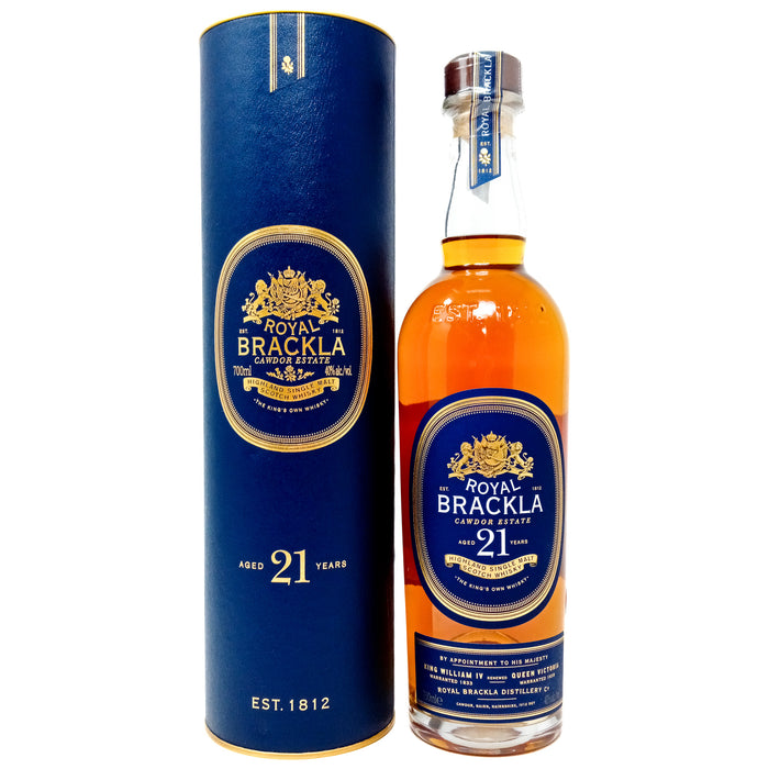 Royal Brackla 21 Year Old Single Malt Scotch Whisky, 70cl, 40% ABV