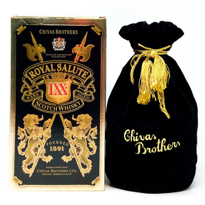 Royal Salute LXX 21 Year Old Blended Scotch Whisky, 70cl, 40% ABV