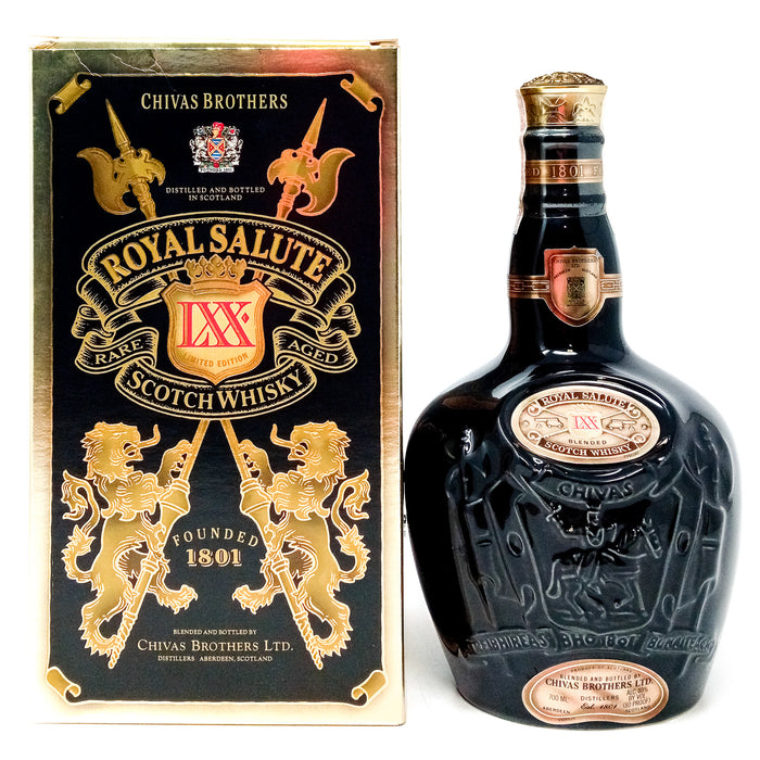 Royal Salute LXX 21 Year Old Blended Scotch Whisky, 70cl, 40% ABV