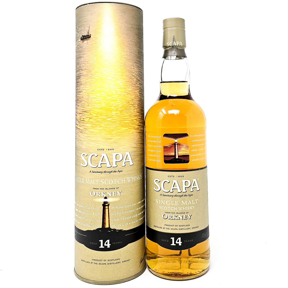 Scapa 14 Year Old Single Malt Scotch Whisky, 70cl, 40% ABV