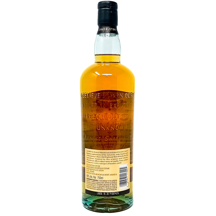 Shackleton Blended Scotch Whisky, 75cl, 40% ABV