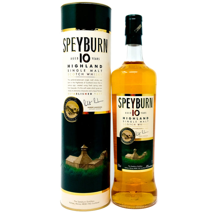 Speyburn 10 Year Old Single Malt Scotch Whisky, 70cl, 40% ABV