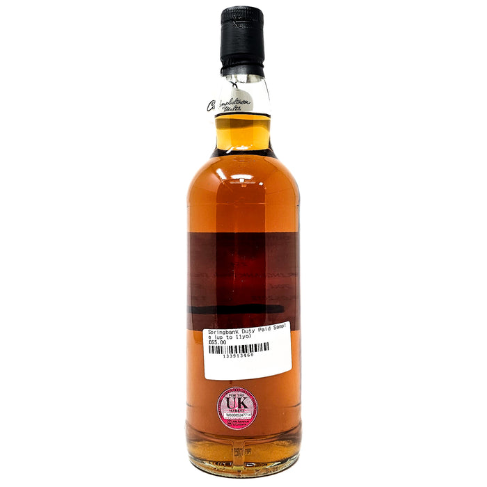 Springbank 2012 11 Year Old Fresh Sherry Cask Duty Paid Sample Single Malt Scotch Whisky, 70cl, 59.1% ABV.