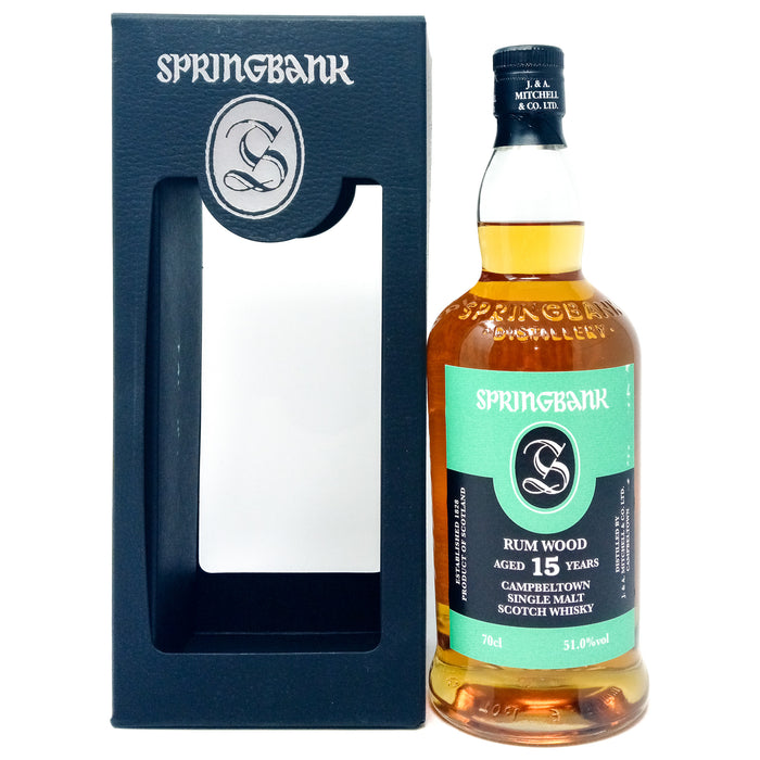 Springbank 2003 15 Year Old Rum Wood Finish Single Malt Scotch Whisky, 70cl, 51.0% ABV