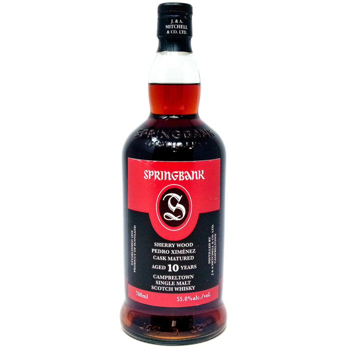 Springbank 2012 10 Year Old Sherry Wood Pedro Ximenez Cask Single Malt Scotch Whisky, 70cl, 55% ABV