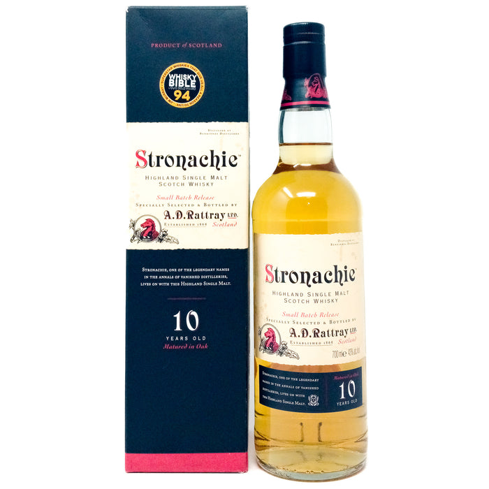 Stronachie 10 Year Old Small Batch Release Single Malt Scotch Whisky, 70cl, 43% ABV