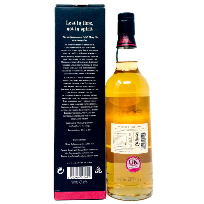 Stronachie 10 Year Old Small Batch Release Single Malt Scotch Whisky, 70cl, 43% ABV