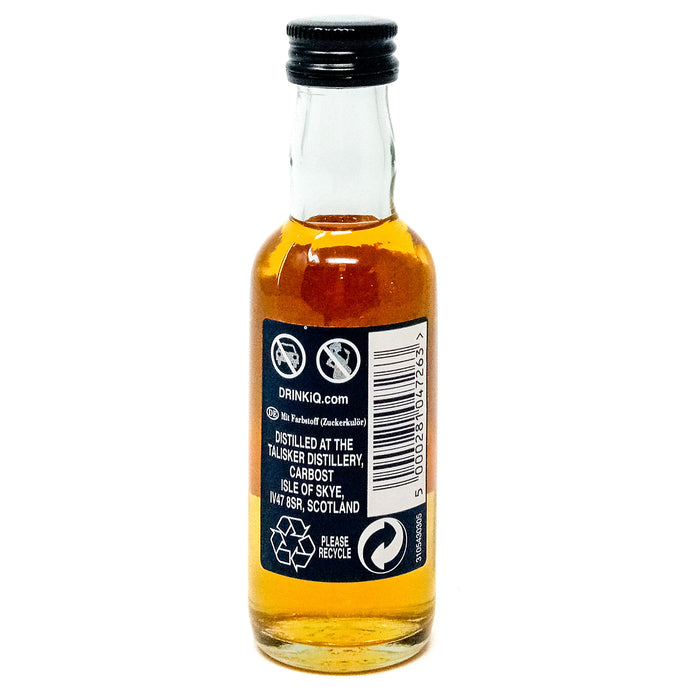 Talisker 10 Year Old Single Malt Scotch Whisky, Miniature, 5cl, 45.8% ABV