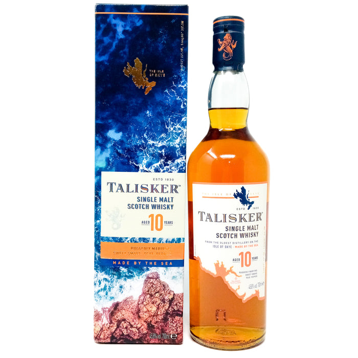 Talisker 10 Year Old Single Malt Scotch Whisky, 70cl, 45.8% ABV