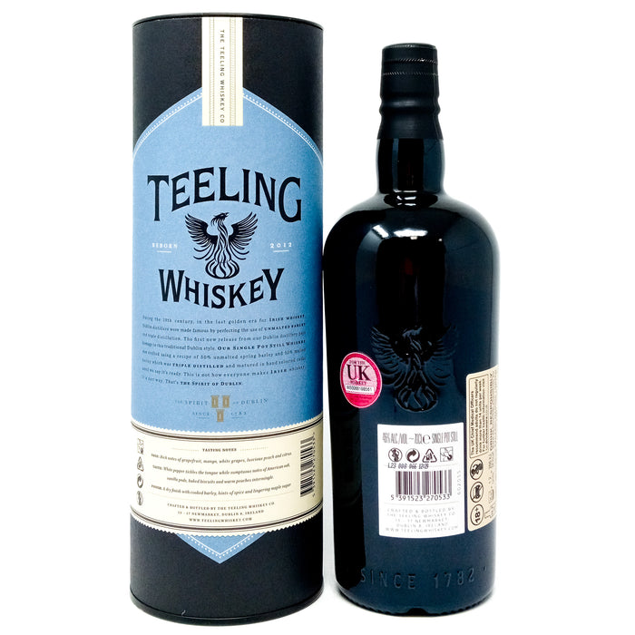 Teeling Single Pot Still Irish Whiskey, 70cl, 46% ABV