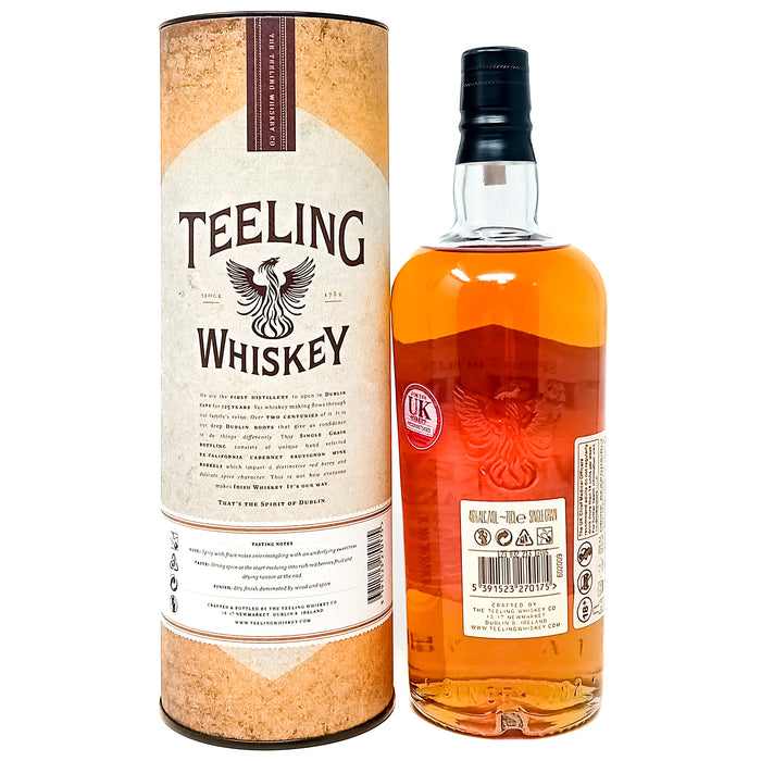 Teeling Single Grain Irish Whiskey, 70cl, 46% ABV