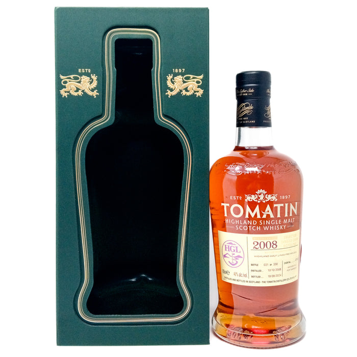 Tomatin 2008 Highland Links Pro Am 2024 Single Malt Scotch Whisky, 70cl, 46% ABV