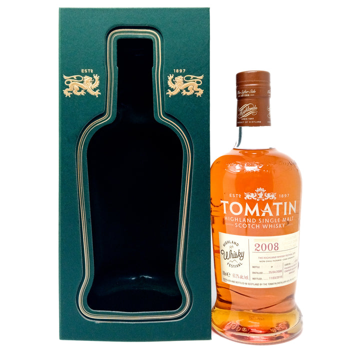 Tomatin 2008 Highland Whisky Festival 2019 Single Malt Whisky, 70cl, 60.2% ABV