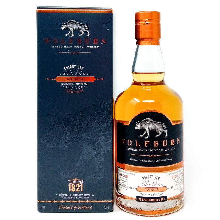 Wolfburn Aurora Single Malt Scotch Whisky, 70cl, 46% ABV