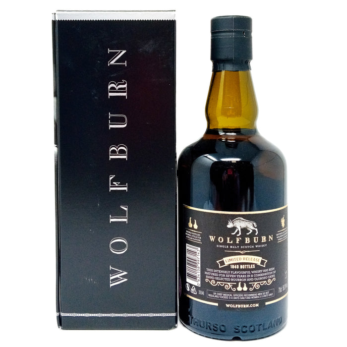 Wolfburn 7 Year Old Cask Strength Single Malt Scotch Whisky, 70cl, 58.2% ABV