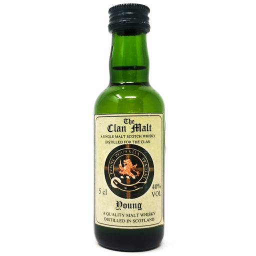 The Clan Malt (Young) Scotch Whisky, Miniature, 5cl, 40% ABV (6788097769535)