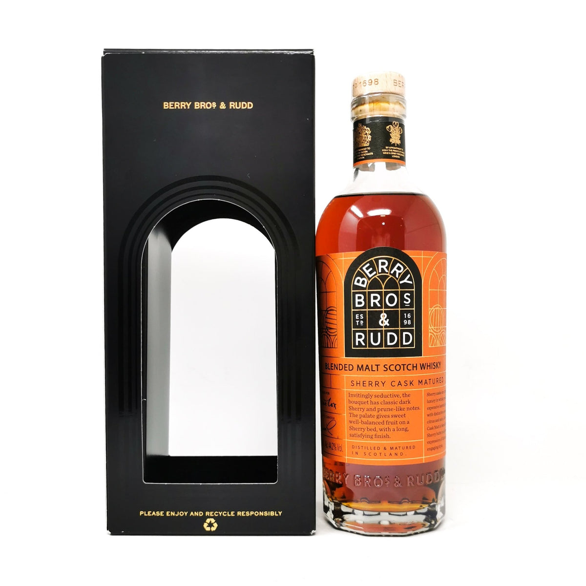 Berry Bros. & Rudd Sherry Cask Matured Blended Malt Scotch Whisky, 70c ...