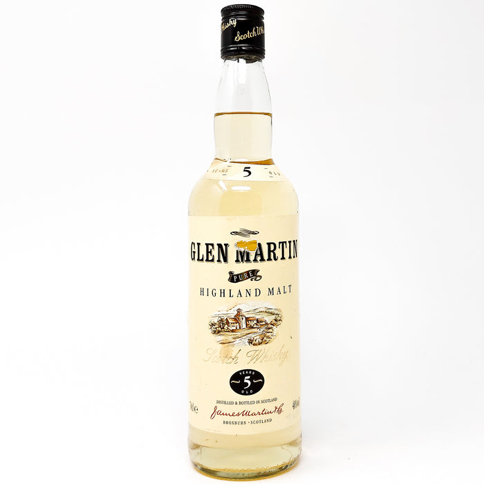 Glen Martin 5 Year Old Pure Malt Scotch Whisky, 70cl, 40% ABV (7129931939903)