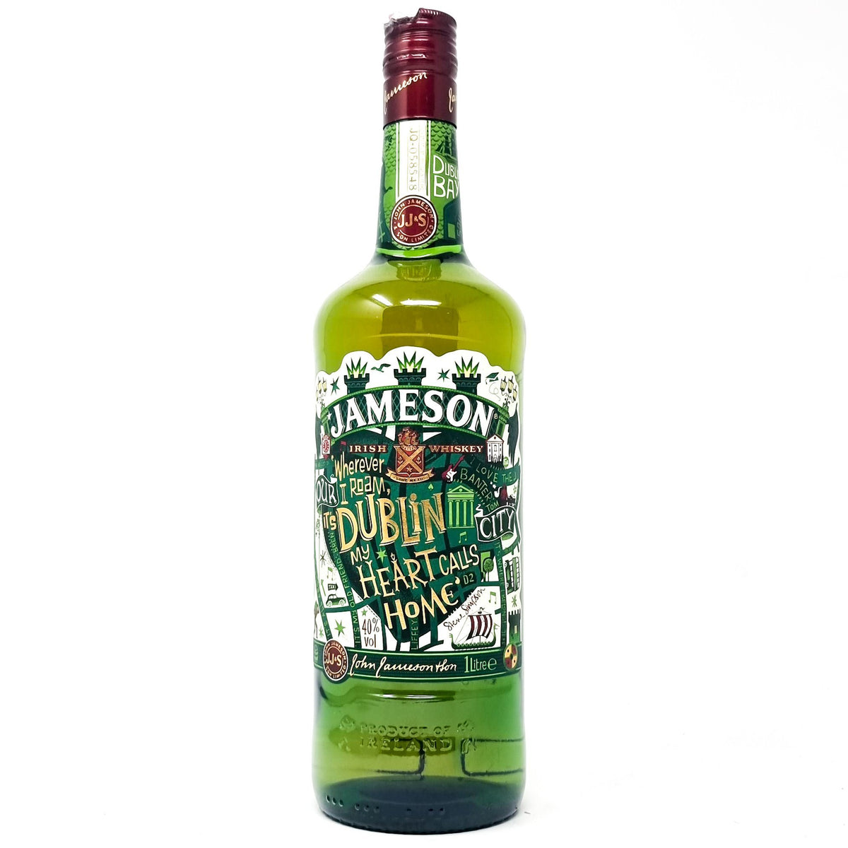 Jameson Limited Edition Bottling Irish Whiskey, 1L, 40% ABV