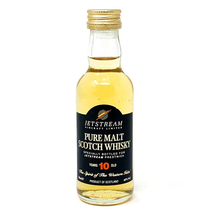 Jetstream 10 Year Old Pure Malt Scotch Whisky, Miniature, 5cl, 40% ABV - Old and Rare Whisky (4818149572671)