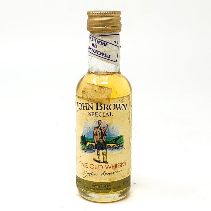 John Brown's Special Blended Scotch Whisky, Miniature, 5cl, 40% ABV - Old and Rare Whisky (6938863534143)