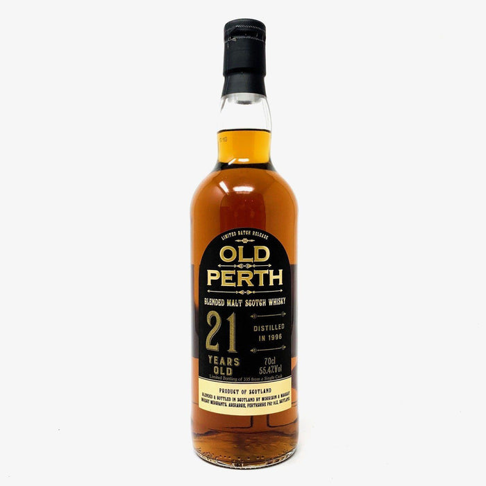 Old Perth 21 Year Old Blended Scotch Whisky, 70cl, 55.4% ABV - Old and Rare Whisky (1864914337855)