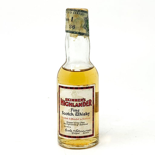 Skinner's Highlander Fine Scotch Whisky, Miniature, 5cl, 40% ABV - Old and Rare Whisky (4913312104511)